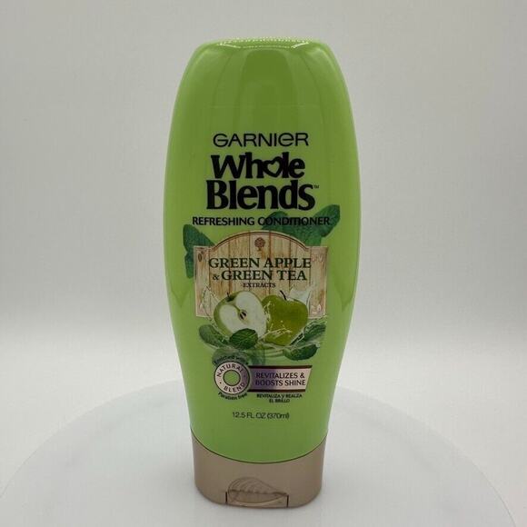 Garnier Whole Blends Conditioner Green Apple and Green Tea Extracts 12.5 FL oz - Picture 1 of 7
